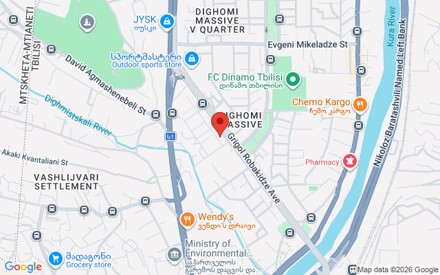 Карта расположения