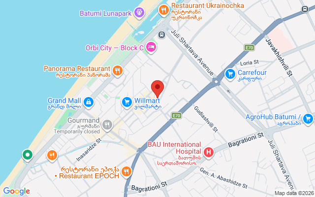 Карта расположения