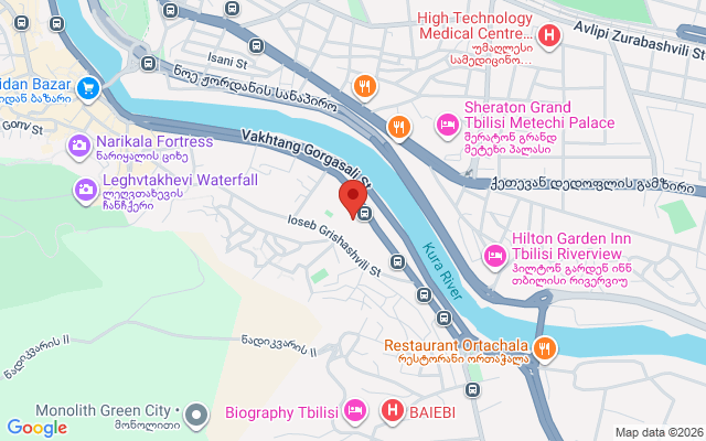 Карта расположения