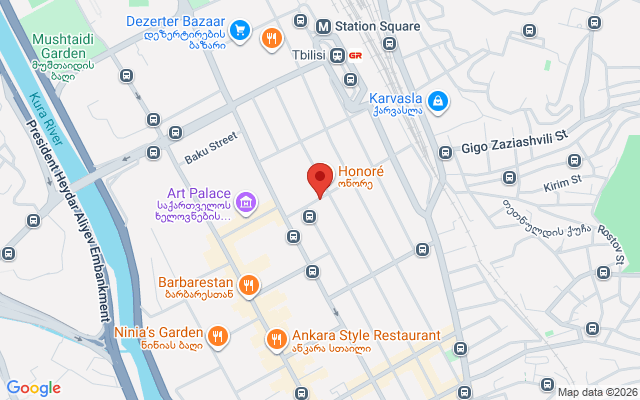 Карта расположения