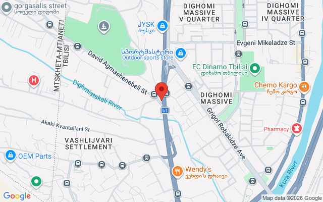 Карта расположения