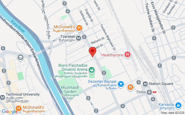 Карта расположения
