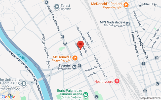 Карта расположения