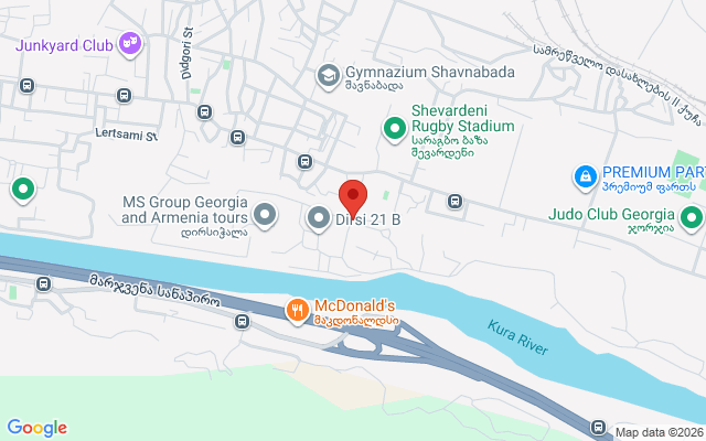 Карта расположения