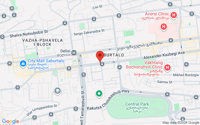 Карта расположения