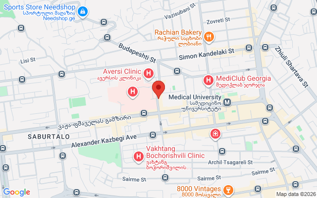 Карта расположения
