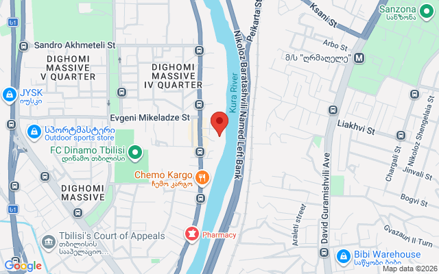 Карта расположения
