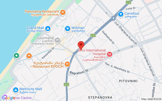 Карта расположения