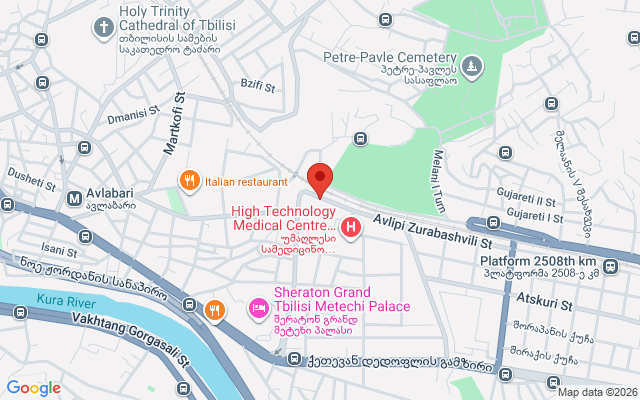 Карта расположения
