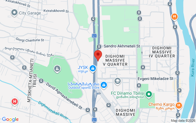 Карта расположения