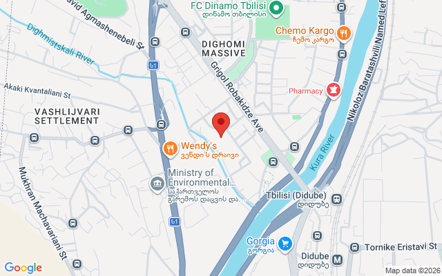 Карта расположения