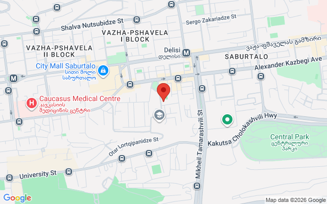 Карта расположения