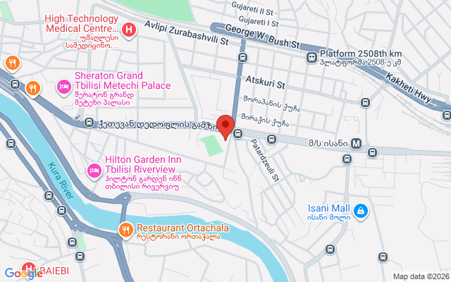 Карта расположения