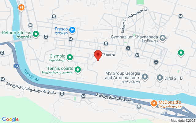 Карта расположения