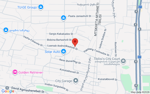 Карта расположения