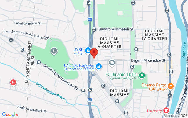Карта расположения