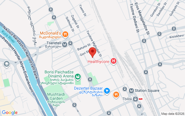 Карта расположения