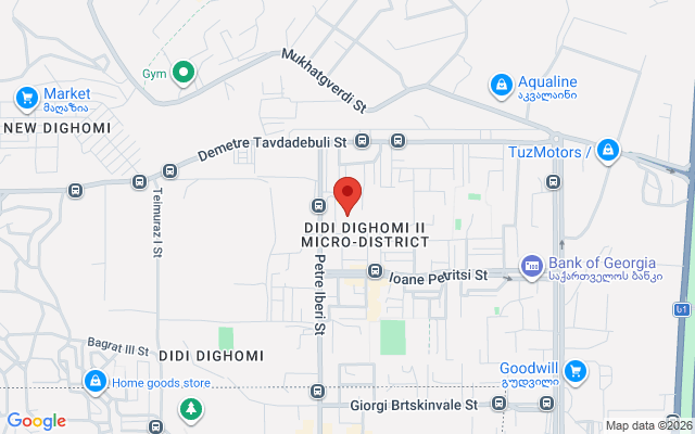 Карта расположения
