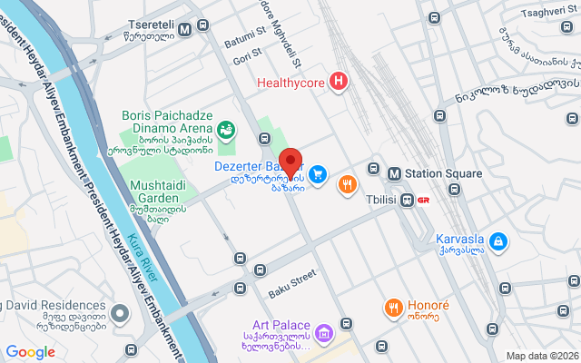 Карта расположения