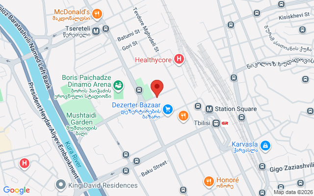 Карта расположения