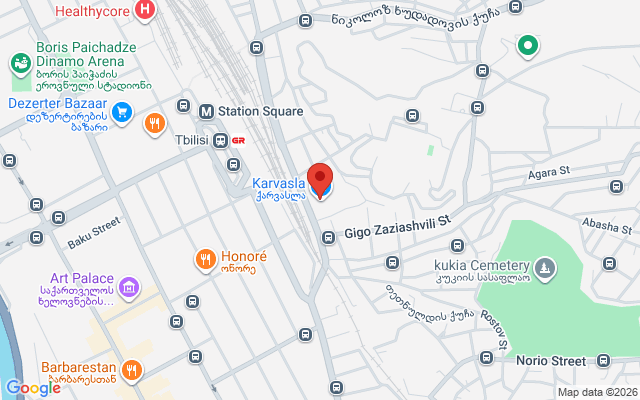 Карта расположения