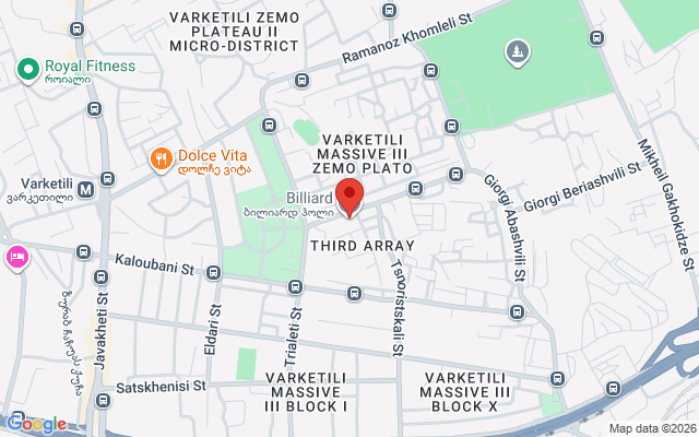 Карта расположения