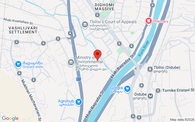 Карта расположения