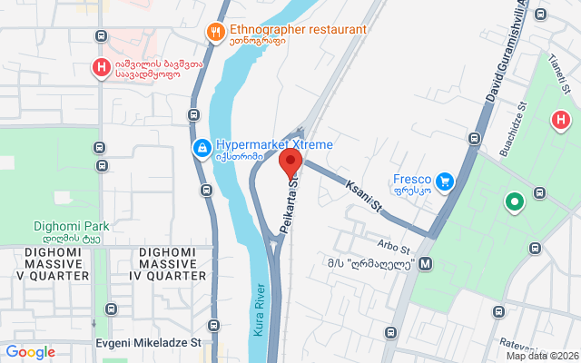 Карта расположения