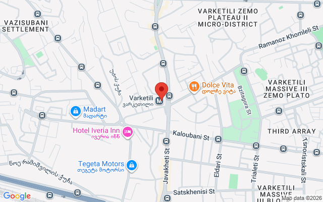 Карта расположения