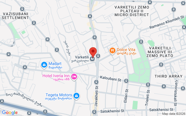 Карта расположения