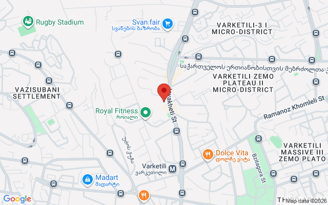 Карта расположения