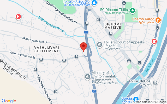 Карта расположения