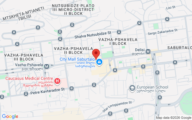 Карта расположения