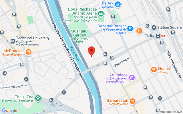 Карта расположения