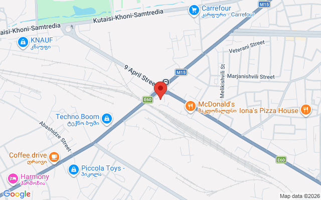 Карта расположения