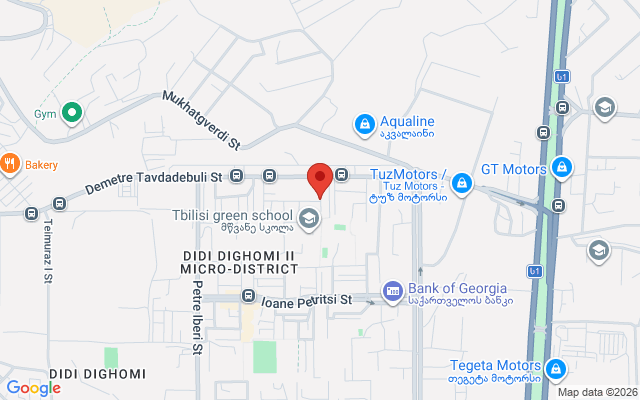 Карта расположения