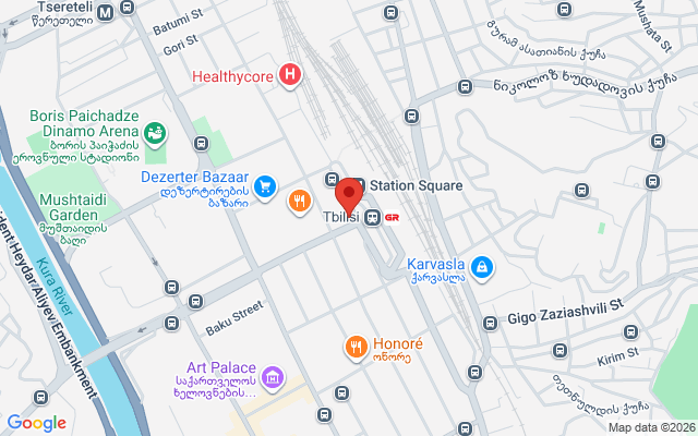 Карта расположения
