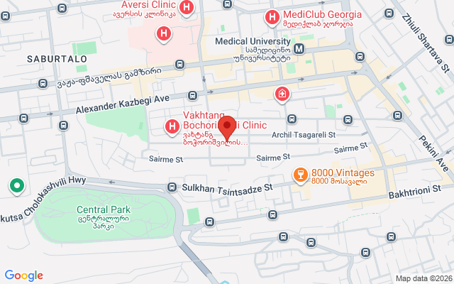 Карта расположения