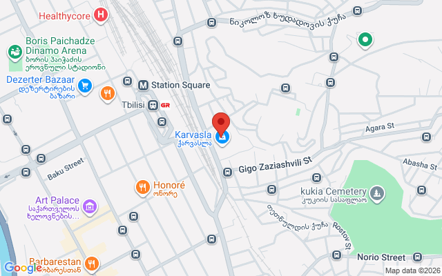 Карта расположения