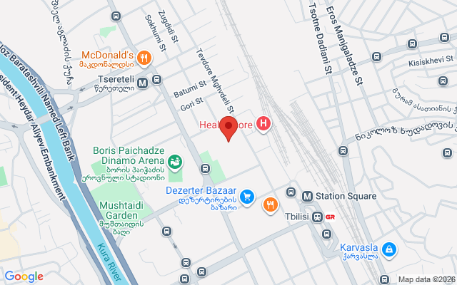 Карта расположения