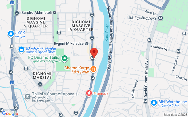 Карта расположения