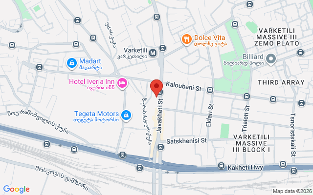Карта расположения