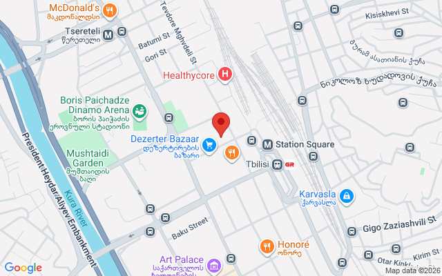 Карта расположения