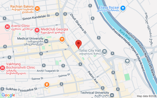 Карта расположения