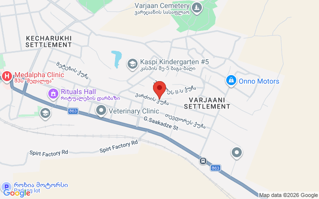 Карта расположения