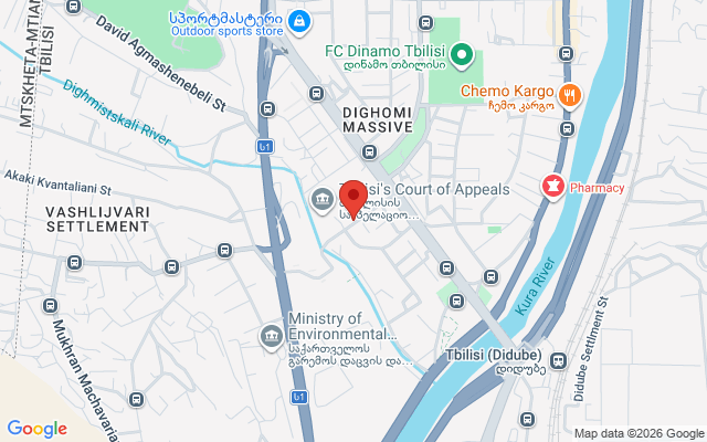 Карта расположения
