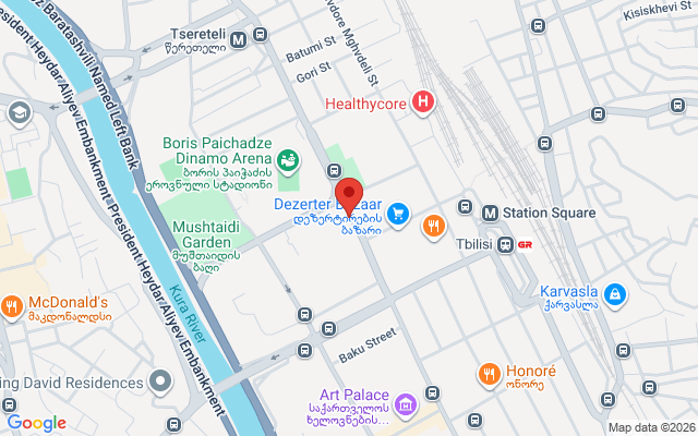 Карта расположения