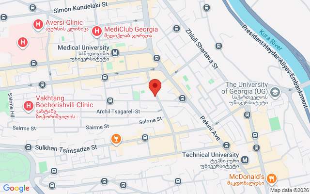 Карта расположения