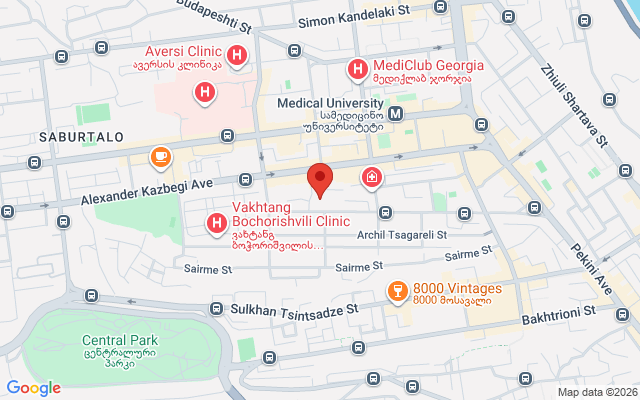Карта расположения