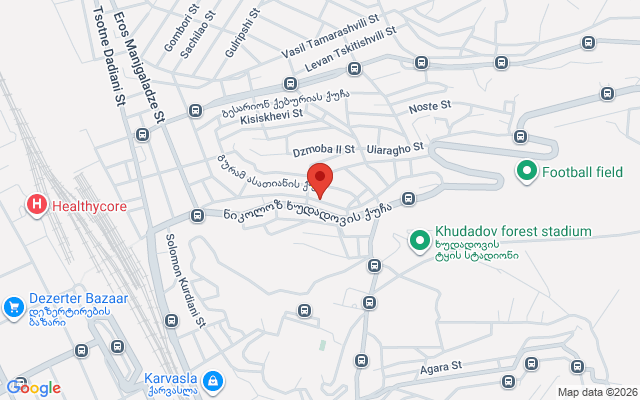 Карта расположения
